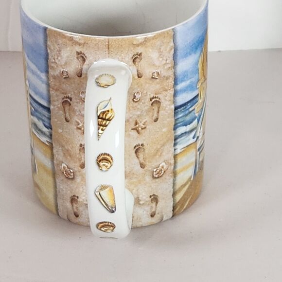 Kathleen Denis hats lounge relax footprints sea shells seaside beach phil 1:3 - Picture 5 of 7